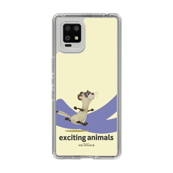 スリムプロテクションケース［ フェレット-exciting animals ］