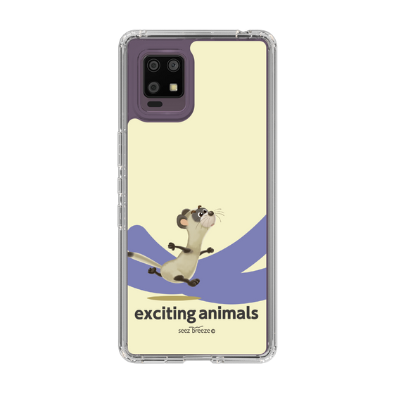 スリムプロテクションケース［ フェレット-exciting animals ］