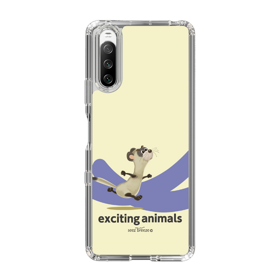 スリムプロテクションケース［ フェレット-exciting animals ］