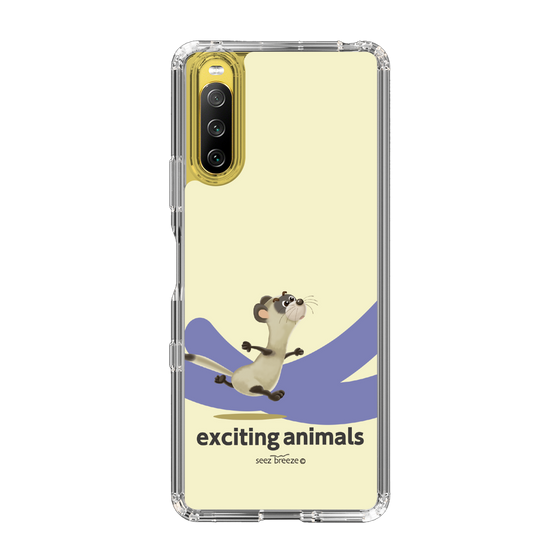 スリムプロテクションケース［ フェレット-exciting animals ］