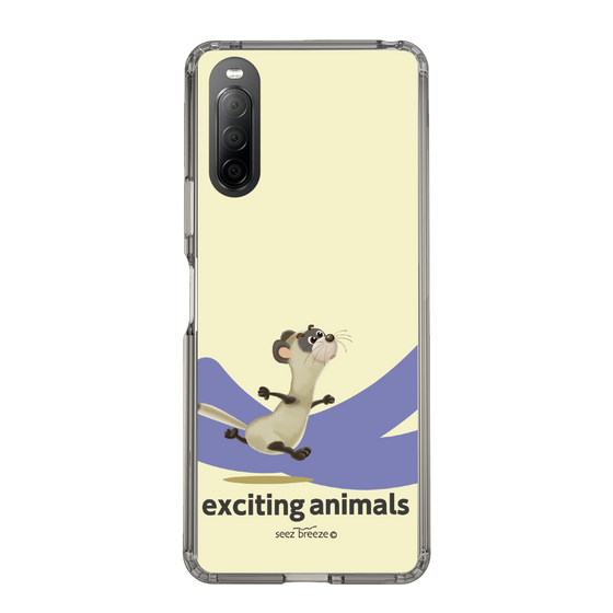 スリムプロテクションケース［ フェレット-exciting animals ］