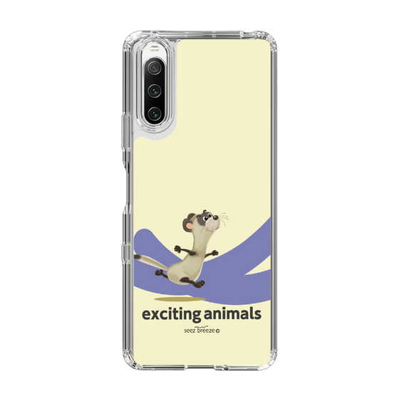 スリムプロテクションケース［ フェレット-exciting animals ］