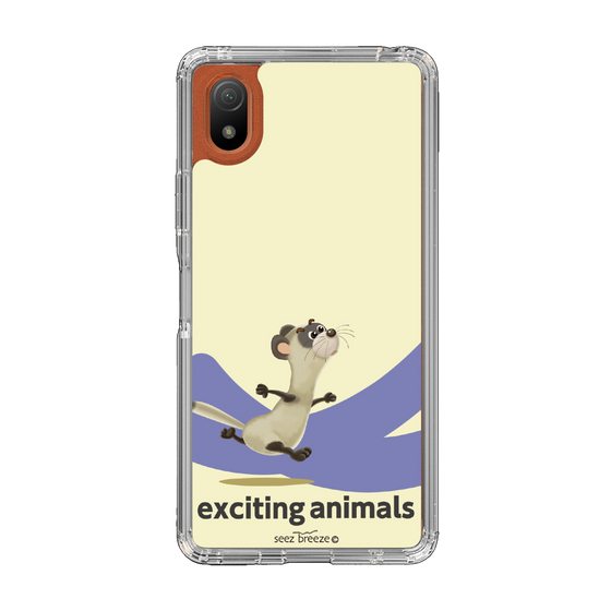 スリムプロテクションケース［ フェレット-exciting animals ］