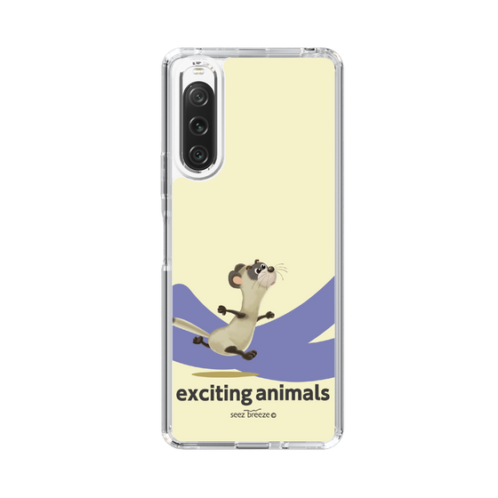 スリムプロテクションケース［ フェレット-exciting animals ］