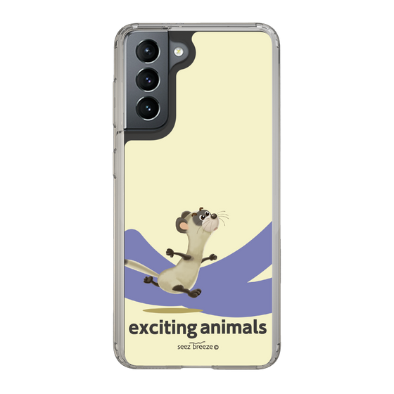 スリムプロテクションケース［ フェレット-exciting animals ］