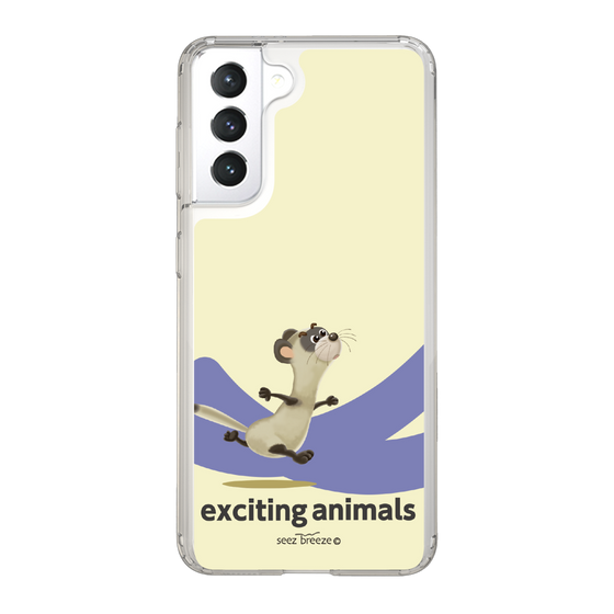 スリムプロテクションケース［ フェレット-exciting animals ］