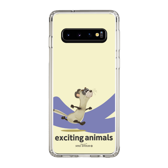 スリムプロテクションケース［ フェレット-exciting animals ］