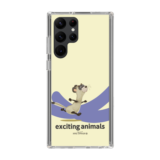 スリムプロテクションケース［ フェレット-exciting animals ］