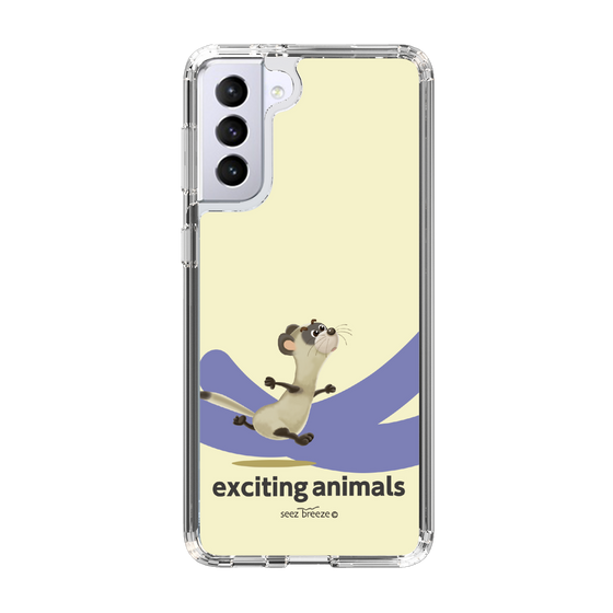 スリムプロテクションケース［ フェレット-exciting animals ］