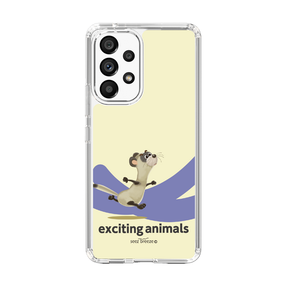 スリムプロテクションケース［ フェレット-exciting animals ］