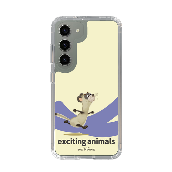 スリムプロテクションケース［ フェレット-exciting animals ］