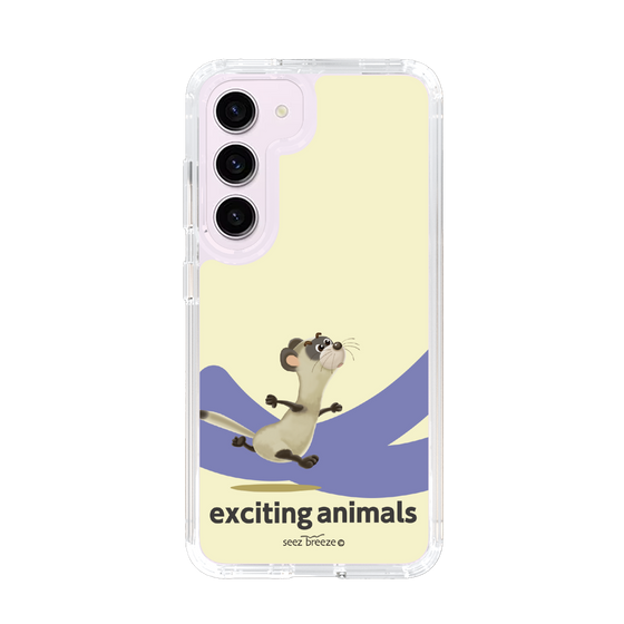 スリムプロテクションケース［ フェレット-exciting animals ］