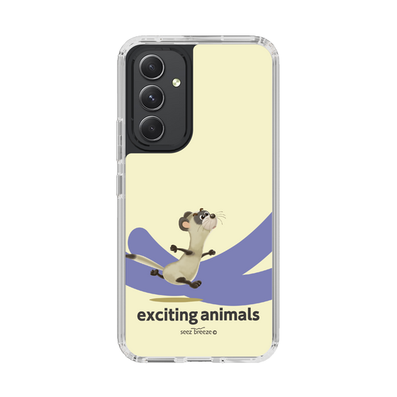 スリムプロテクションケース［ フェレット-exciting animals ］