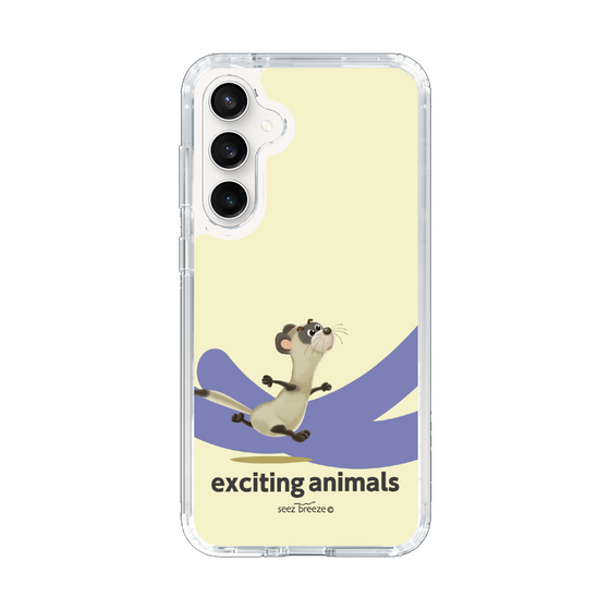 スリムプロテクションケース［ フェレット-exciting animals ］