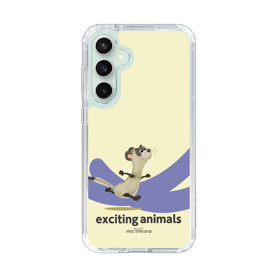 スリムプロテクションケース［ フェレット-exciting animals ］