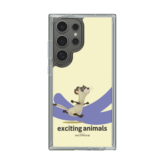 スリムプロテクションケース［ フェレット-exciting animals ］