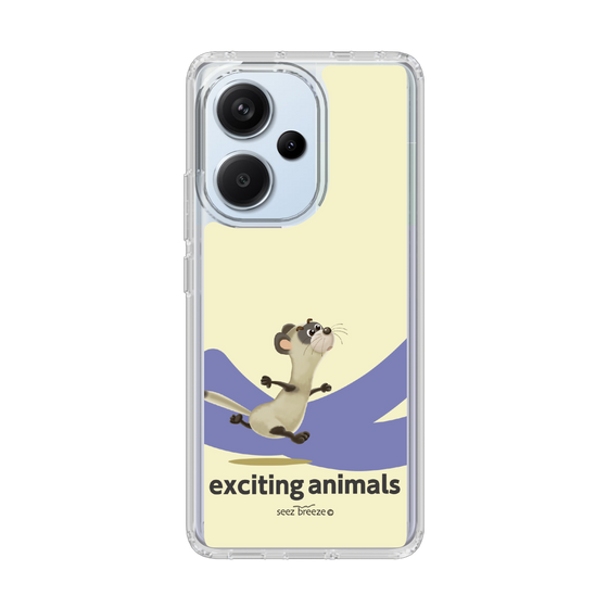 スリムプロテクションケース［ フェレット-exciting animals ］